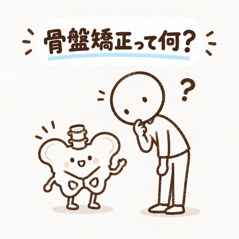 【骨盤矯正】ってよく聞くけど何をするの？